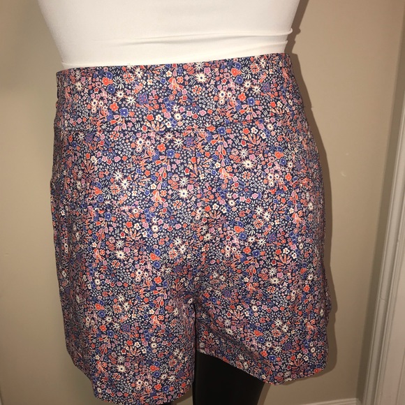 * SOLD * J. Crew Tie-waist Floral Shorts - size 14 - Picture 7 of 9